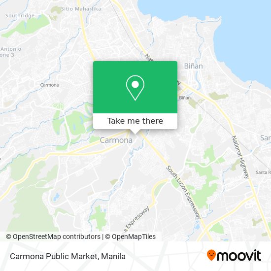 Carmona Public Market map