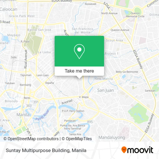 Suntay Multipurpose Building map