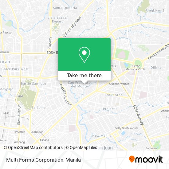 Multi Forms Corporation map