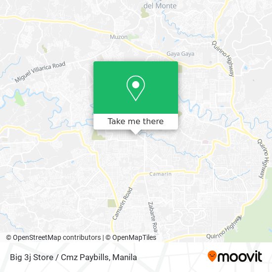 Big 3j Store / Cmz Paybills map