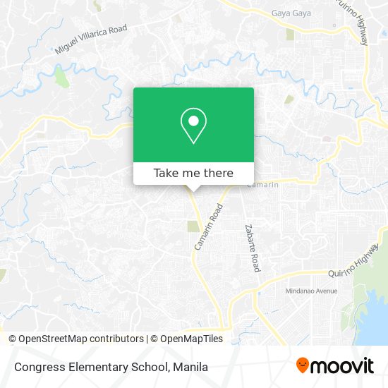Congress Elementary School map