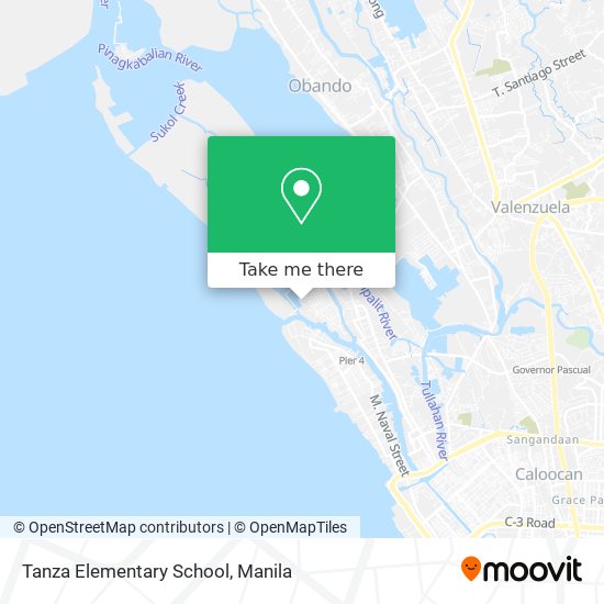 Tanza Elementary School map