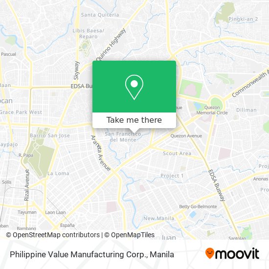 Philippine Value Manufacturing Corp. map