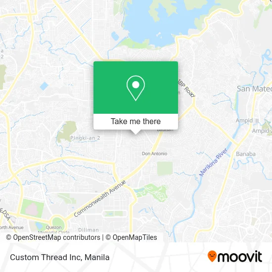 Custom Thread Inc map