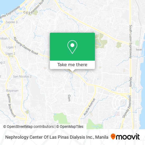 Nephrology Center Of Las Pinas Dialysis Inc. map