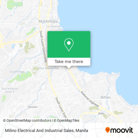 Milino Electrical And Industrial Sales map