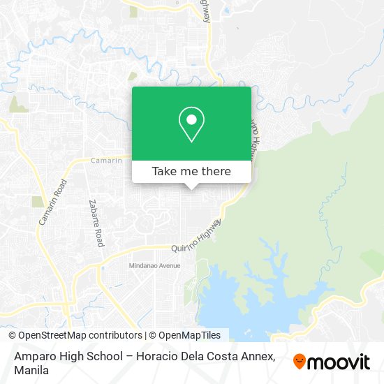 Amparo High School – Horacio Dela Costa Annex map
