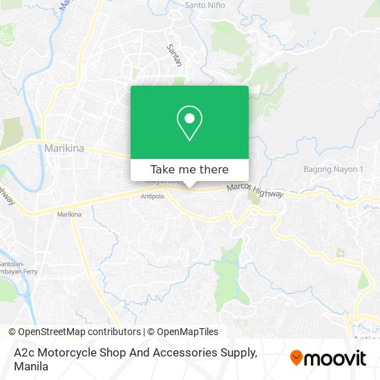 A2c Motorcycle Shop And Accessories Supply map