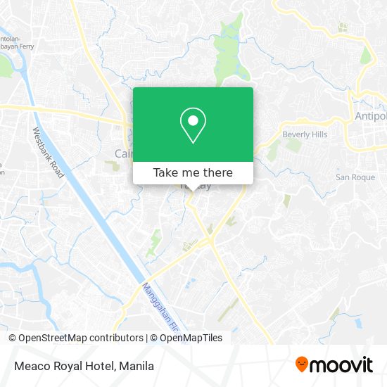 Meaco Royal Hotel map