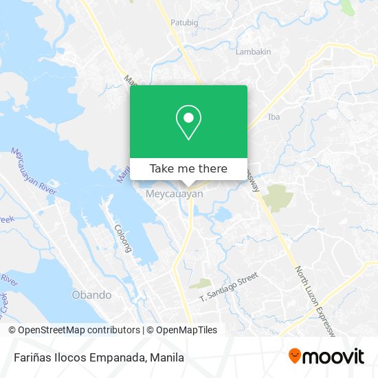 Fariñas Ilocos Empanada map