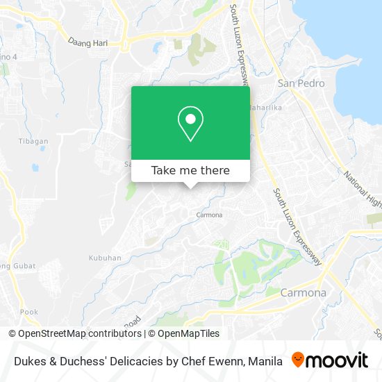 Dukes & Duchess' Delicacies by Chef Ewenn map