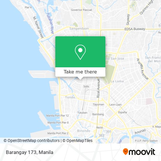 Barangay 173 map