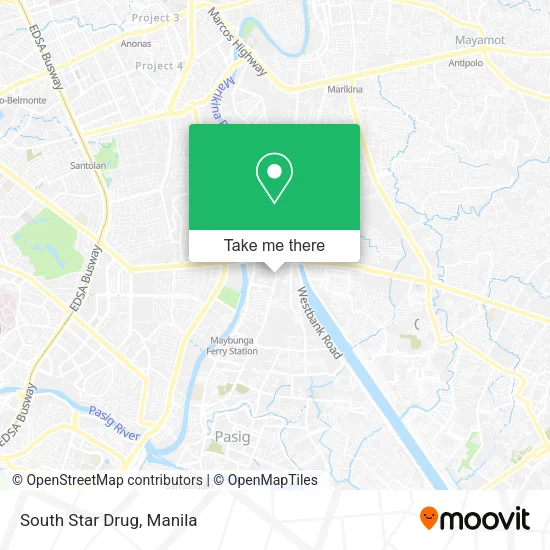 South Star Drug map