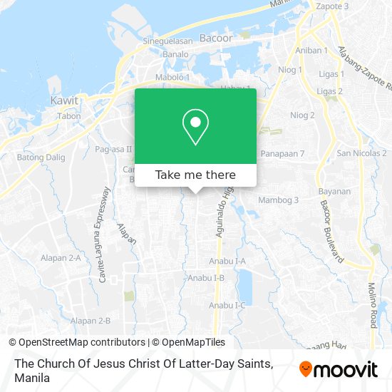 The Church Of Jesus Christ Of Latter-Day Saints map