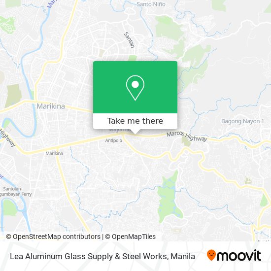 Lea Aluminum Glass Supply & Steel Works map