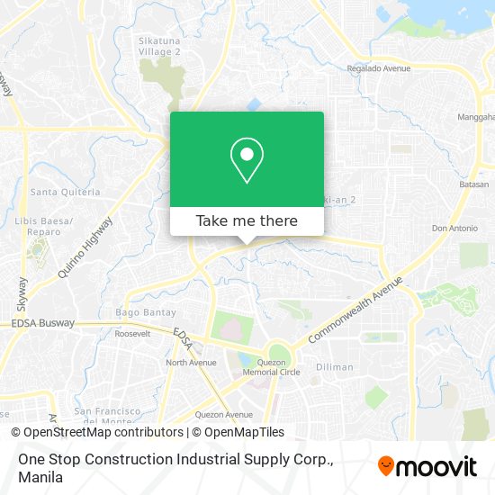 One Stop Construction Industrial Supply Corp. map