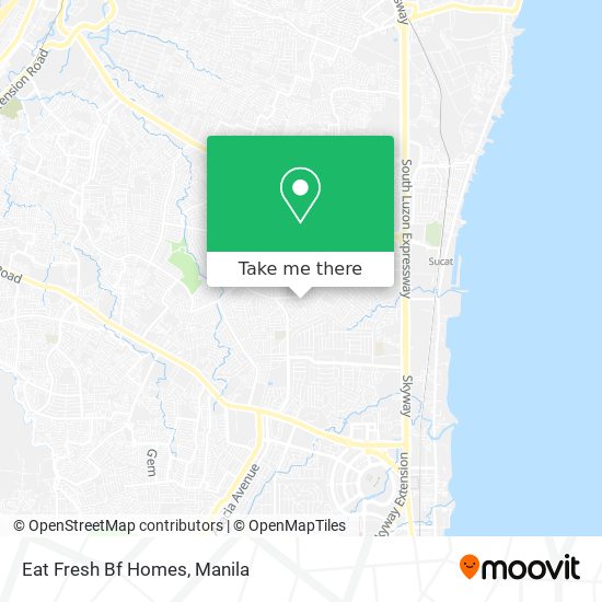 Eat Fresh Bf Homes map