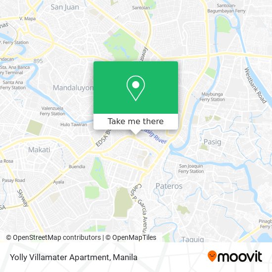 Yolly Villamater Apartment map