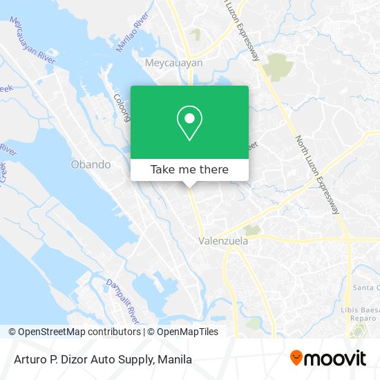 Arturo P. Dizor Auto Supply map