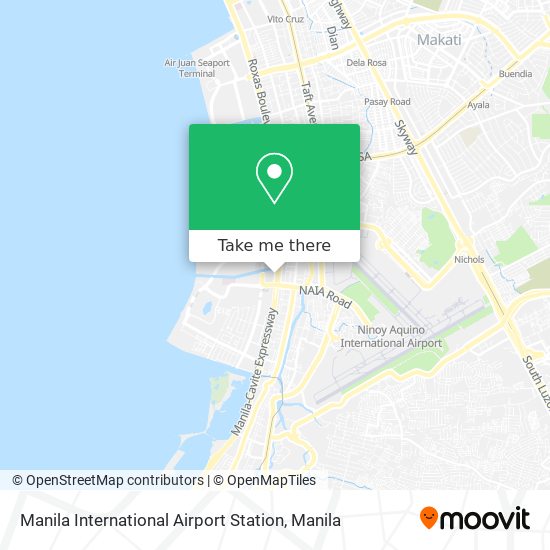 Manila International Airport Station map