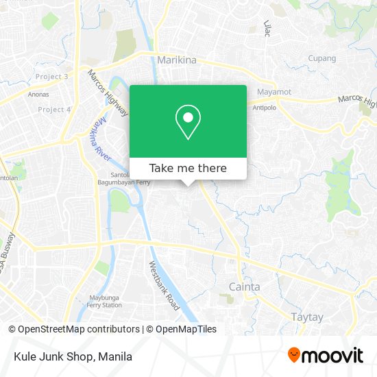 Kule Junk Shop map