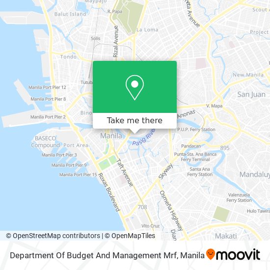 Department Of Budget And Management Mrf map