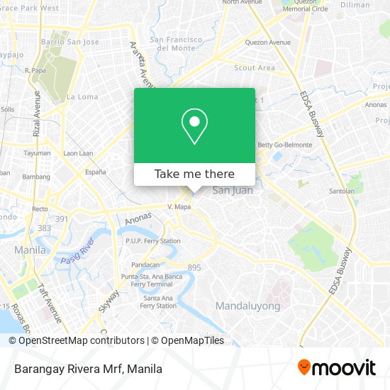 Barangay Rivera Mrf map