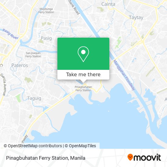 Pinagbuhatan Ferry Station map