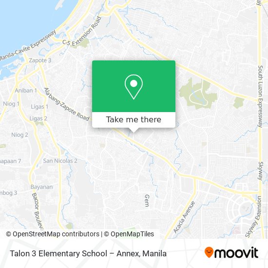 Talon 3 Elementary School – Annex map
