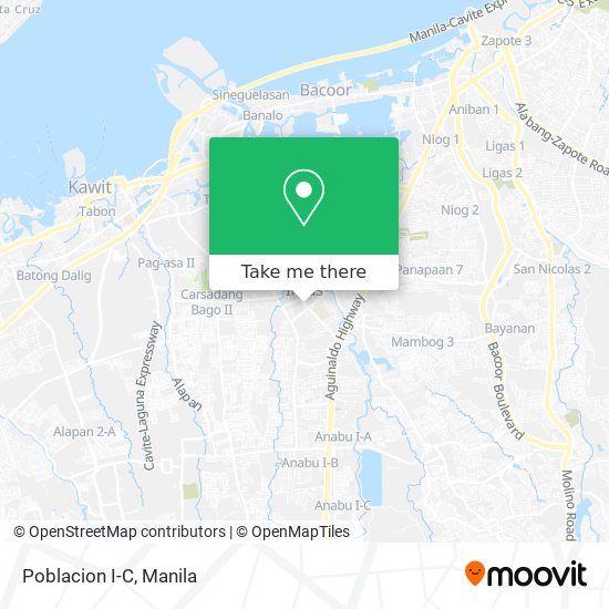 Poblacion I-C map