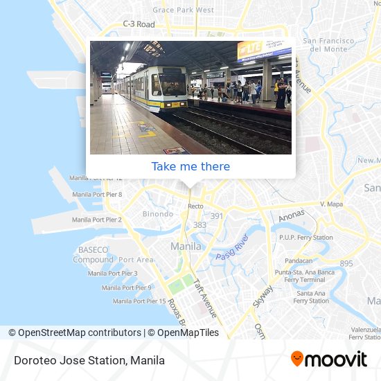 Doroteo Jose Station map