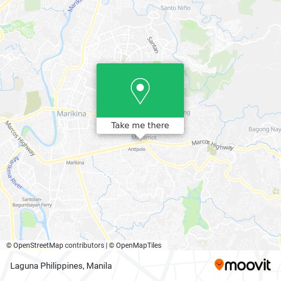 Laguna Philippines map
