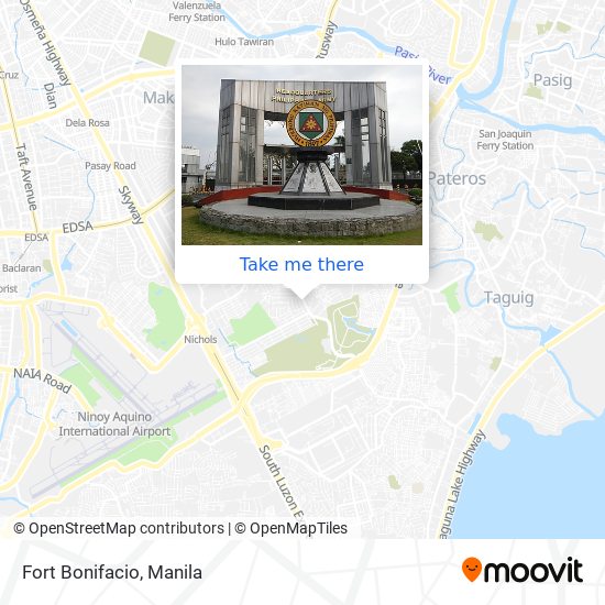 Fort Bonifacio map