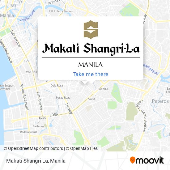 Makati Shangri La map