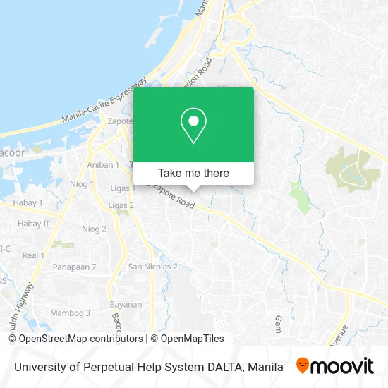 University of Perpetual Help System DALTA map