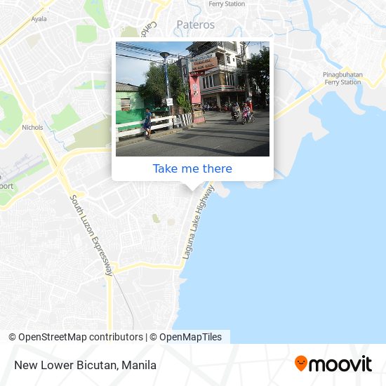 New Lower Bicutan map