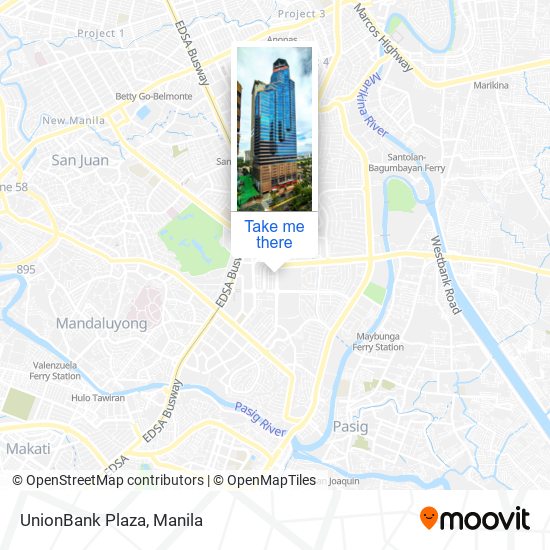 UnionBank Plaza map