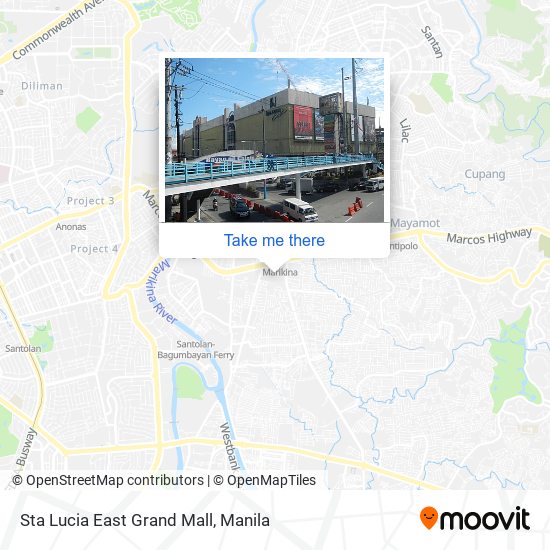Sta Lucia East Grand Mall map