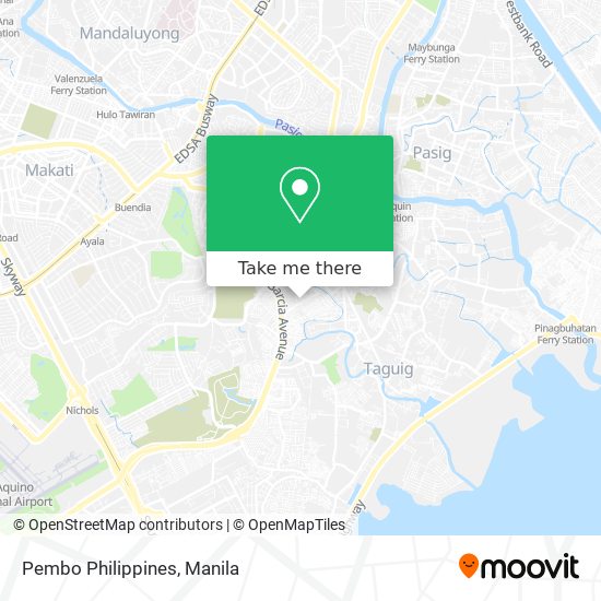 Pembo Philippines map