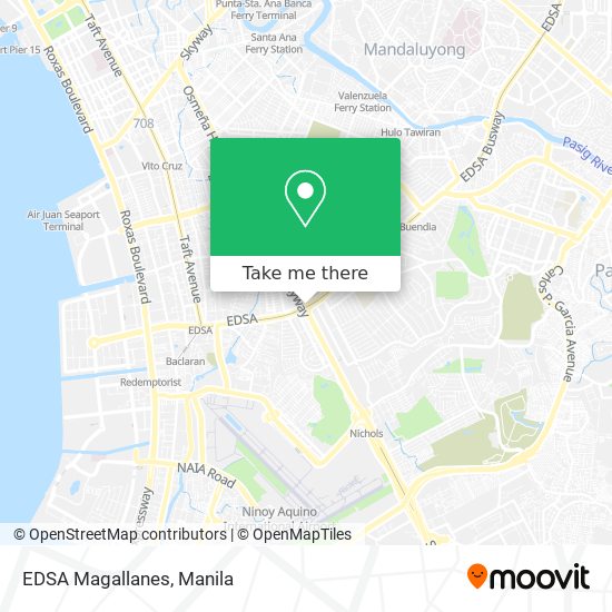 EDSA Magallanes map