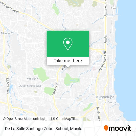 De La Salle Santiago Zobel School map