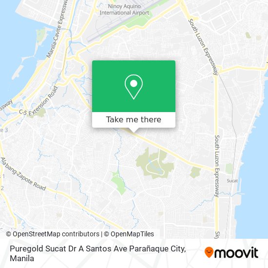 Puregold Sucat Dr A Santos Ave Parañaque City map
