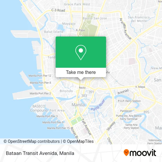 Bataan Transit Avenida map