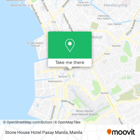 Stone House Hotel Pasay Manila map
