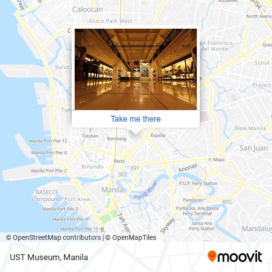 UST Museum map