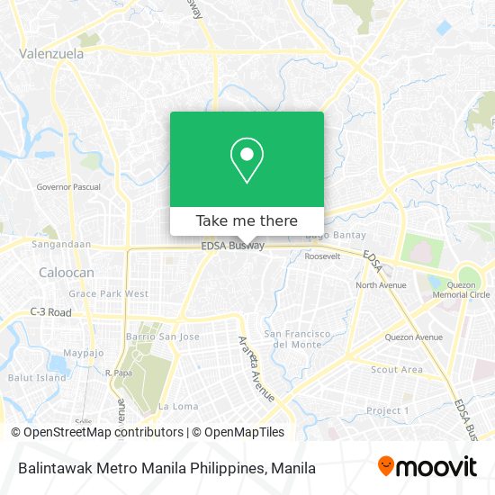 Balintawak Metro Manila Philippines map