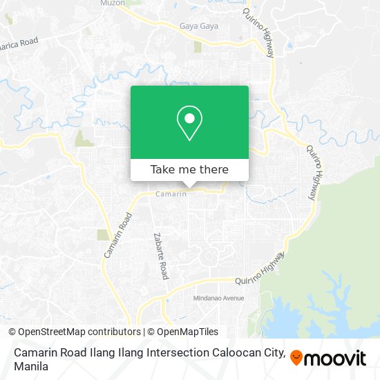 Camarin Road Ilang Ilang Intersection Caloocan City map