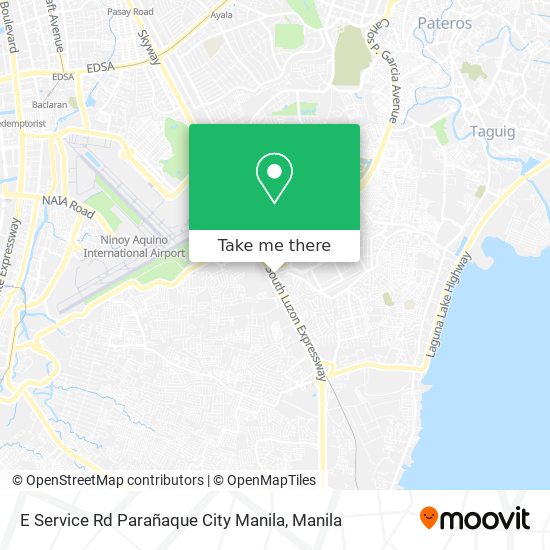 E Service Rd Parañaque City Manila map