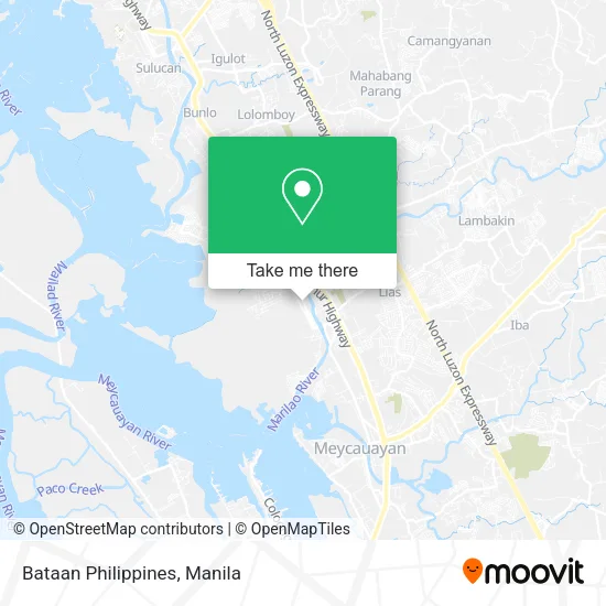 Bataan Philippines map