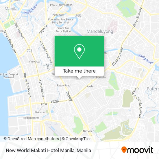 New World Makati Hotel Manila map